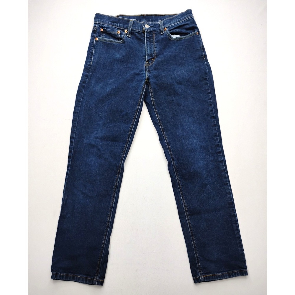 Levis 541 Jeans Mens 32x32 Black Athletic Tapered Dark Wash Mid Rise Denim